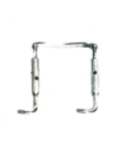 Replacement for Violin Chinrest w/ Chrome or Black Hardware Part - Classic U Plated (18mm-27mm)