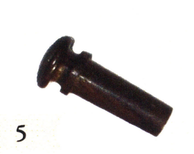 Semi Hill End Button for Violin